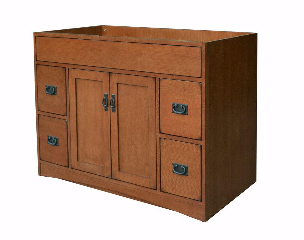 Mission Oak Bathroom Vanity