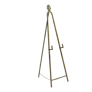 Decorative Tripod Plate Stand And Art Holder Easel In Black