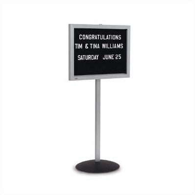 Single Pedestal Free-Standing Letter Board by Marsh| @ $229.99