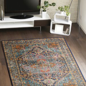 Blackwell Dark Blue Area Rug