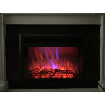 Hazelwood Home Johanna Electric Fireplace Insert Reviews Wayfair