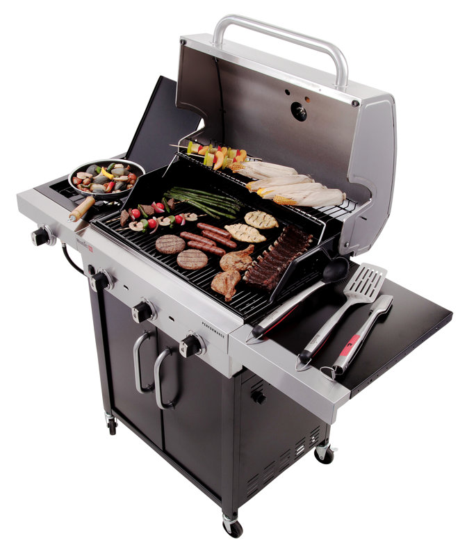 CharBroil Performance 3Burner Propane Gas Grill with & Reviews