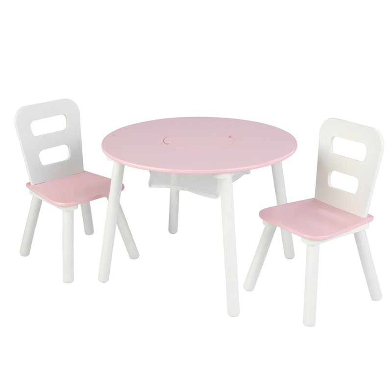 KidKraft Round Storage Table & 2 Chair Set & Reviews Wayfair.co.uk