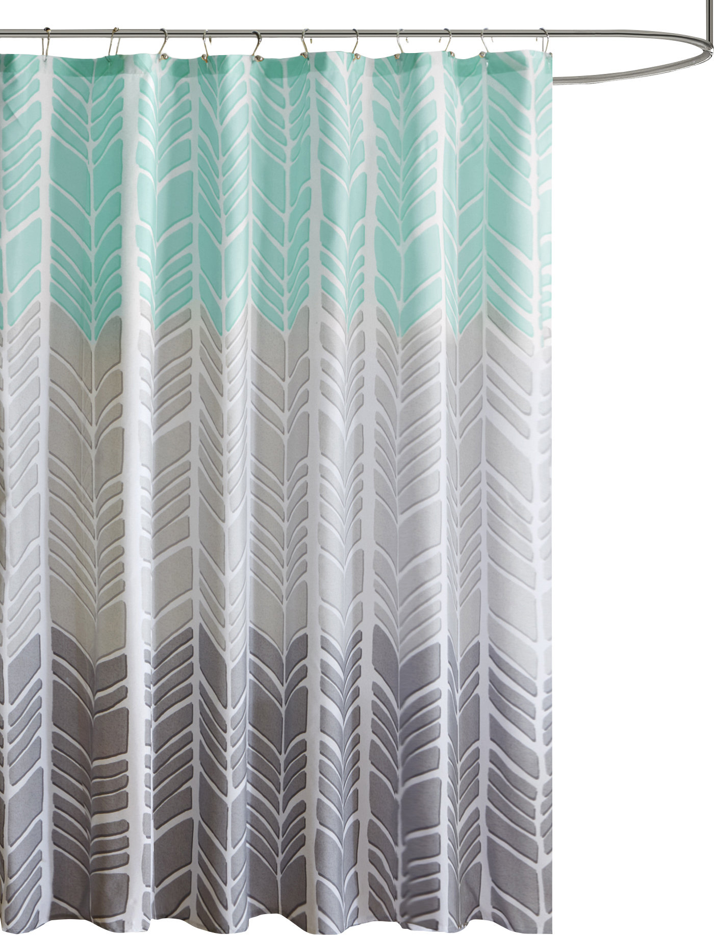 Stansel Printed Single Shower Curtain Reviews Allmodern Stansel Printed Single Shower Curtain