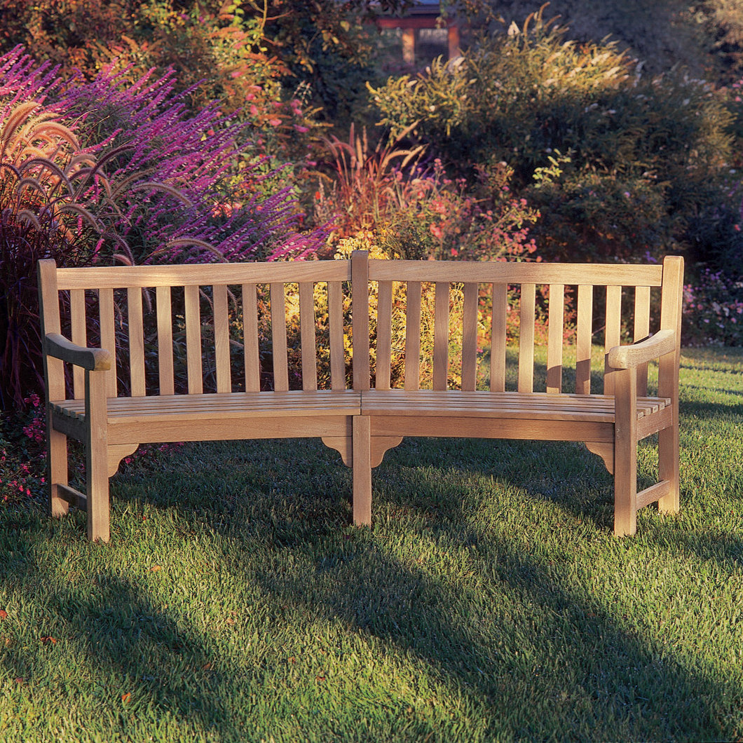 Canora Grey Dunloy Curved Wooden Garden Bench Reviews Wayfair Ca