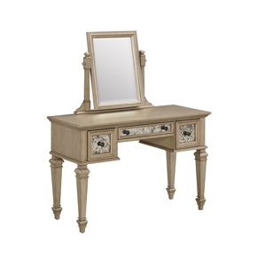 Visions Vanity with Mirror by Home Styles