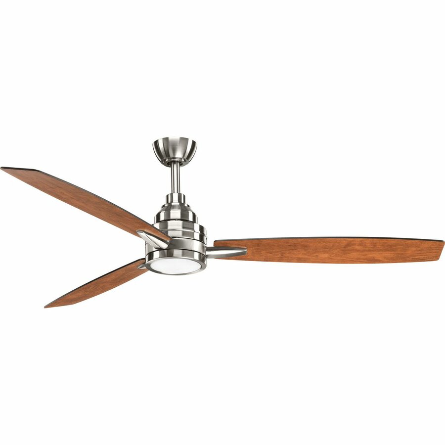 60" Kovach 3 - Blade LED Standard Ceiling Fan with Remote Control and Light Kit Included
