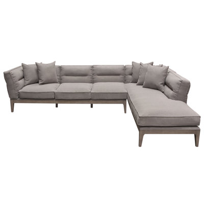 Eden Right Hand Facing Sectional Diamond Sofa
