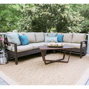 Augusta 5 Piece Sectional Set with Cushions