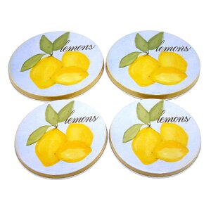 4 Piece Lemon Burner Cover Set