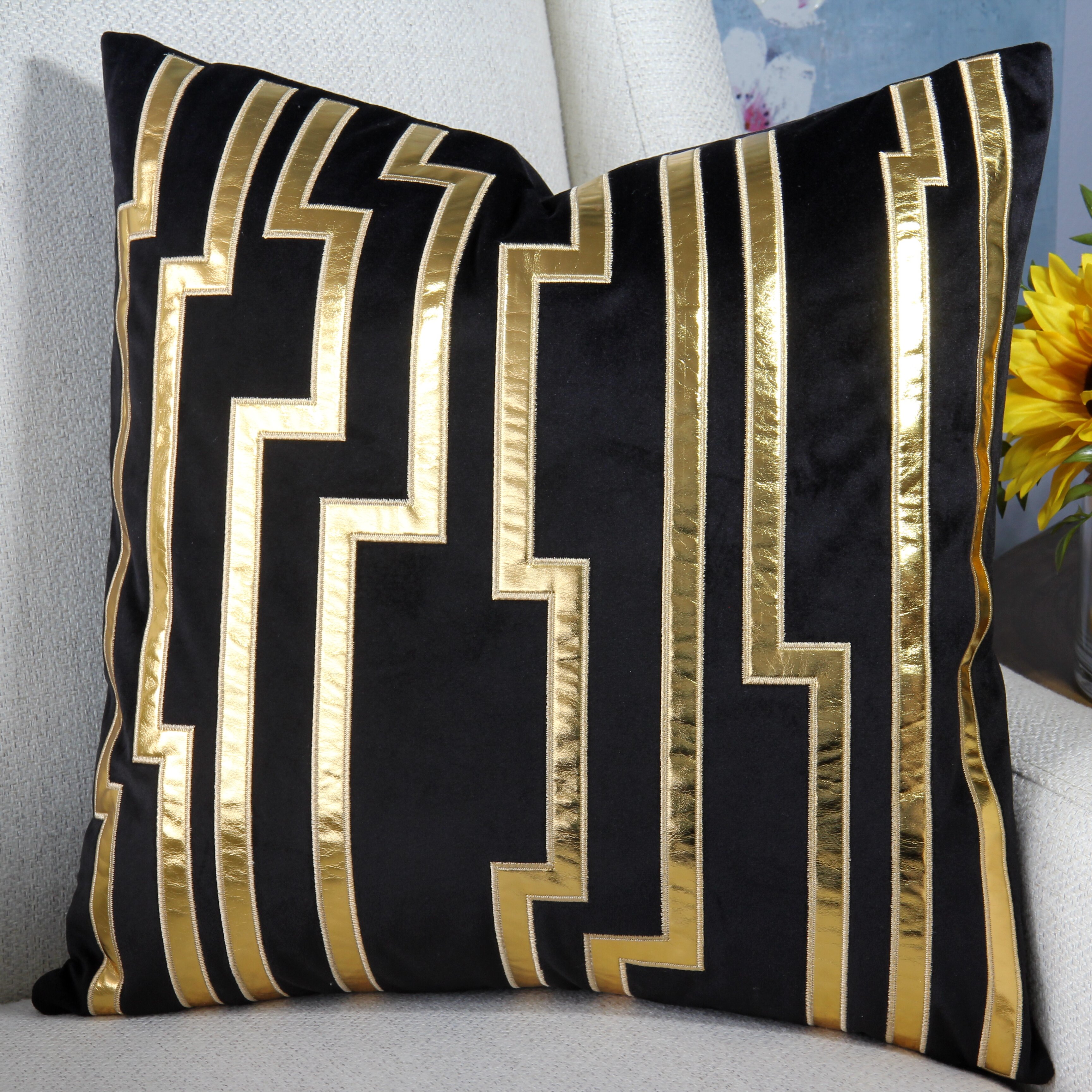 velvet throw pillow covers