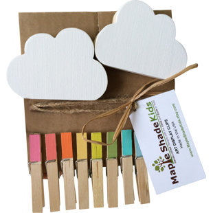 Kids Art Display Board Wayfair Cloud Art Display Clips