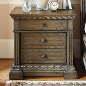 Deverel 3 Drawer Nightstand by World M..
