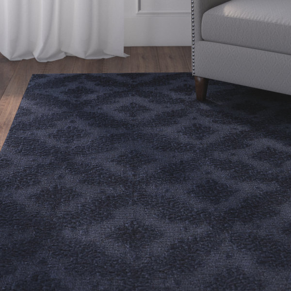 Spafford Blue Area Rug by Charlton Home