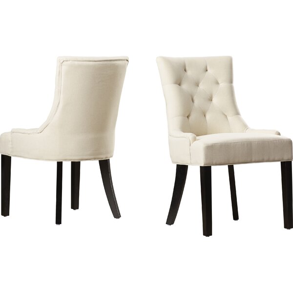 Grandview Side Upholstered Dining Chair (Set of 2) by Alcott Hill