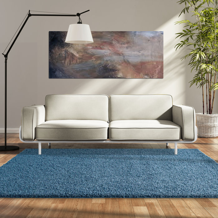 Imagine Rugs Modern Indigo Area Rug Reviews Wayfair Ca Modern Indigo Area Rug