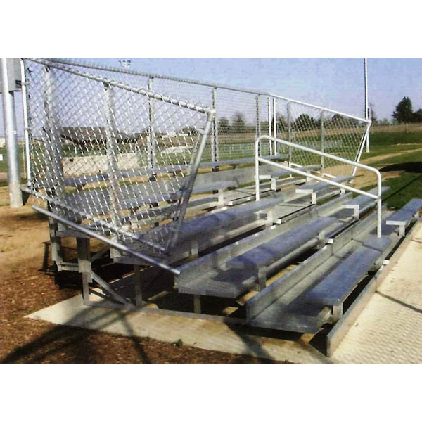 Aluminum Bleachers by Kidstuff Playsystems, Inc.