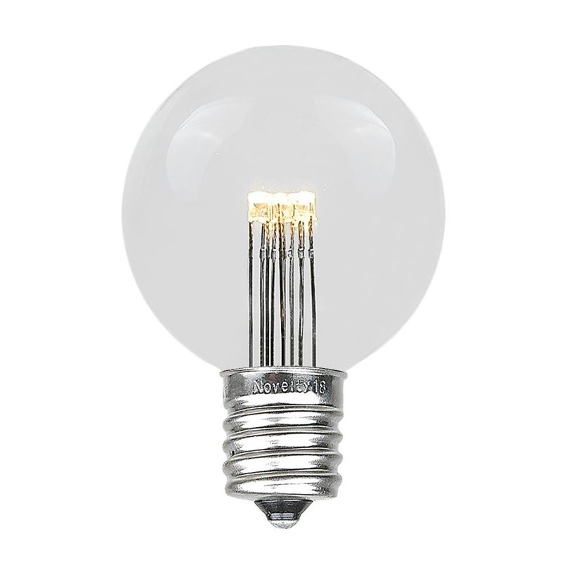 Novelty Lights 25 Watt Equivalent G50 Led Non Dimmable Light Bulb E17 Intermediate Base Wayfair