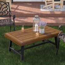 Coffee Rustic Patio Tables You Ll Love In 2021 Wayfair