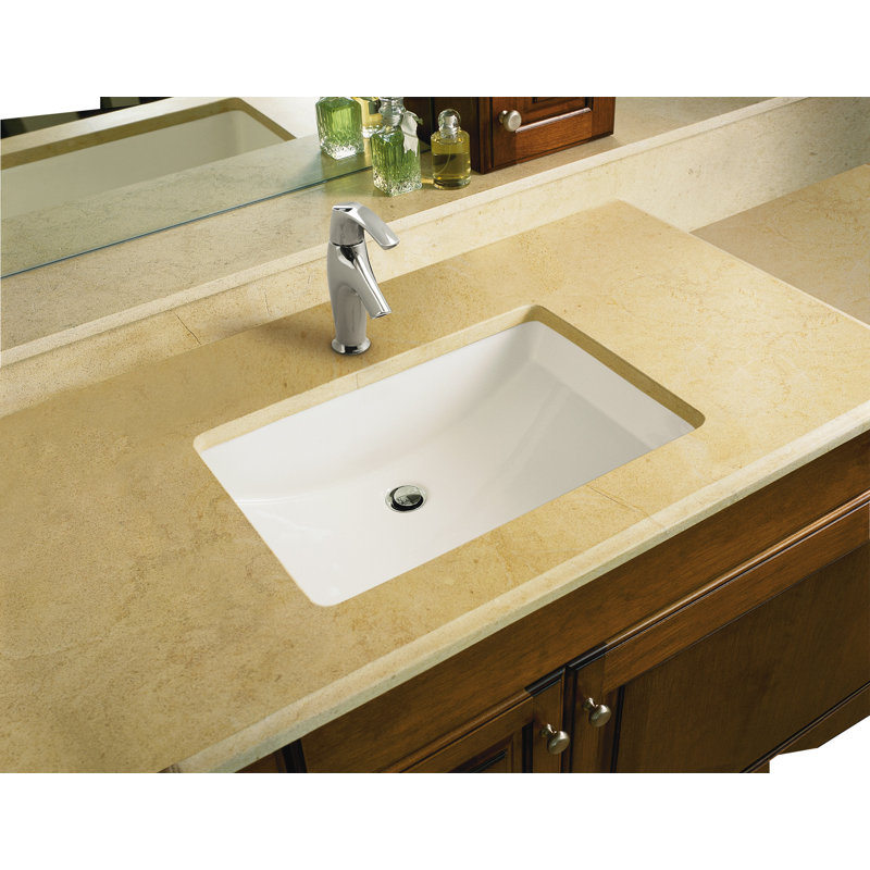 K 2215 0 96 95 Kohler Ladena Ceramic Rectangular Undermount Bathroom Sink With Overflow Reviews Wayfair