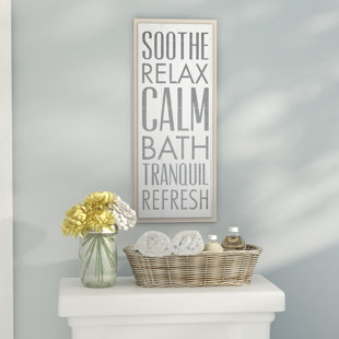  Bathroom  Wall  Decor  You ll Love Wayfair 