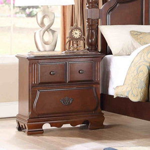 Bethany 3 Drawer Nightstand by Fairfax Home Collections