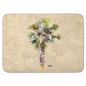 Bellamira Palm Tree Memory Foam Bath Rug