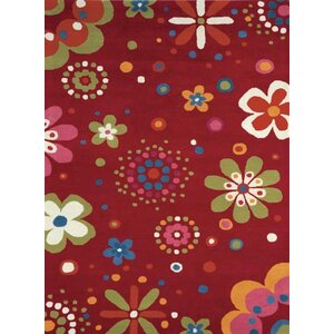 Buy Fantasia Fan Girls Birght Red Area Rug!