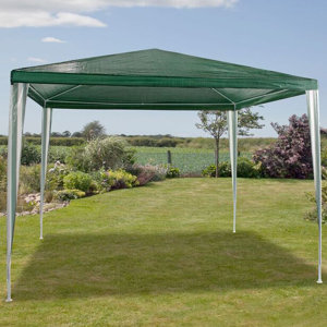 9.5 Ft. W x 9.5 Ft. D Steel Permanent Gazebo