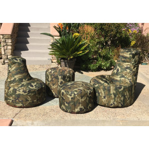Durable Camo Bean Bag Set by Hot Shot ..