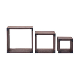 3 Piece Wood Shelves Set