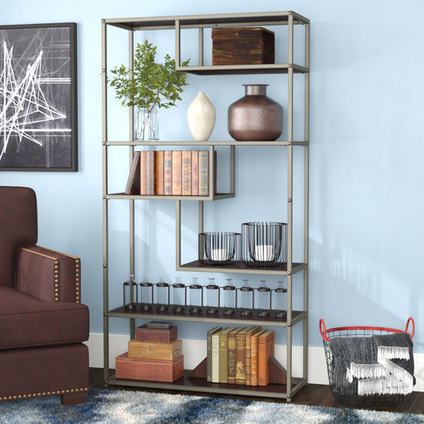 Evonna Industrial Standard Bookcase by 17 Stories