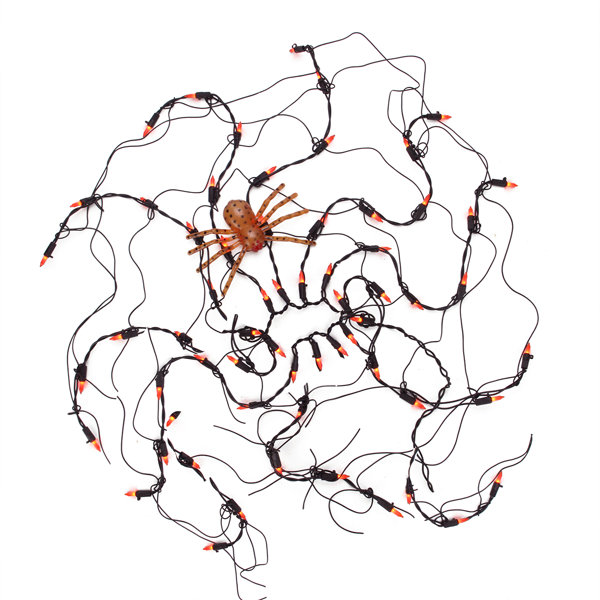 Web with Spider Halloween Decoration by Northlight Seasonal