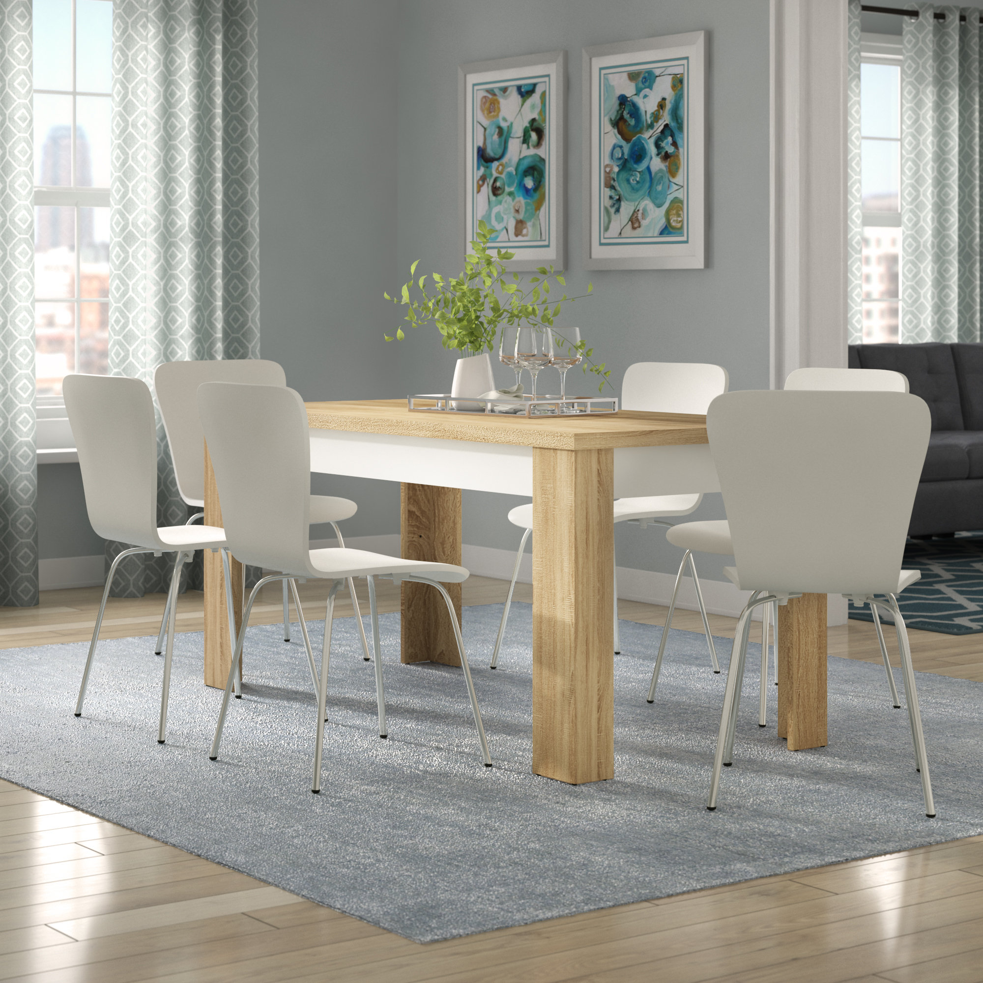 Mercury Row Algedi 7 Piece Dining Set Reviews Wayfair