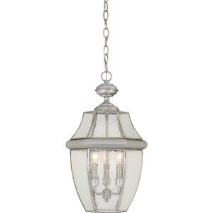 Mellen 3-Light Incandescent Outdoor Hanging Lantern