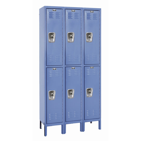 ReadyBuilt 2 Tier 3 Wide School Locker by Hallowell