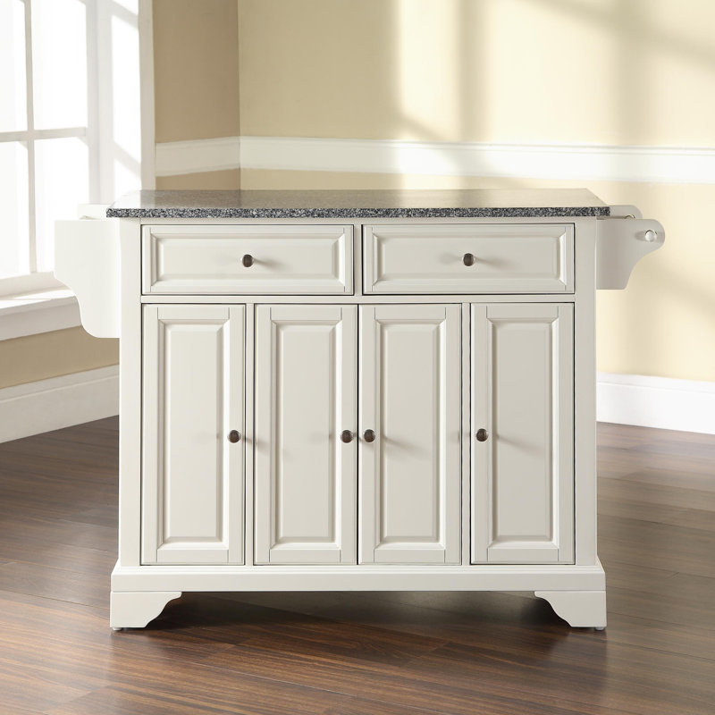 Kitchen Island Granite Top darby home co abbate kitchen island with granite top & reviews Kitchen Island Granite Top darby home co abbate kitchen island with granite top & reviews