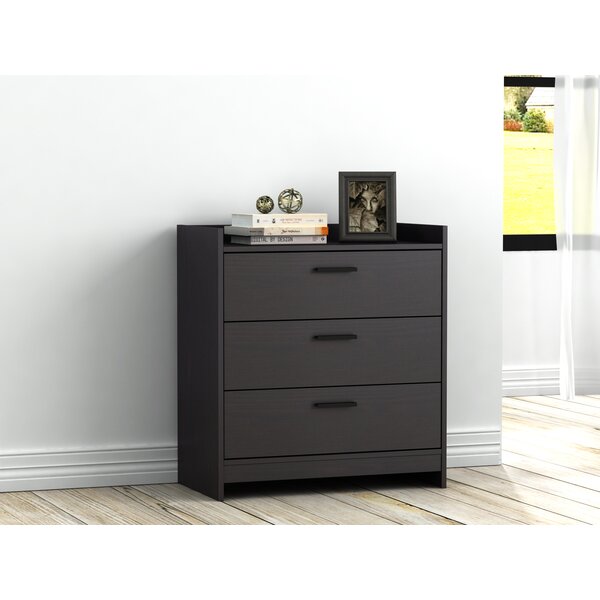 Homestar Central Park 3 Drawer Chest & Reviews | Wayfair