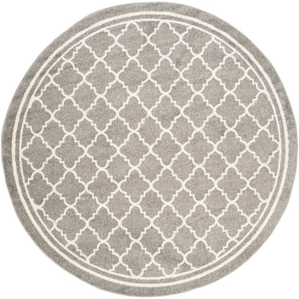Maritza Dark Grey/Beige Indoor/Outdoor Area Rug by Willa Arlo Interiors