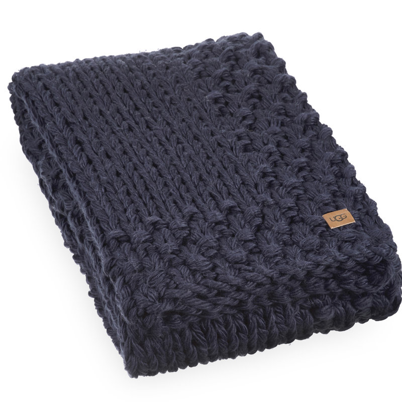 ugg chunky knit throw blanket