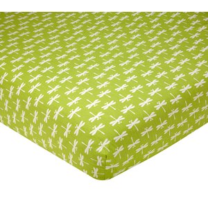 Dragonfly Fitted Crib Sheet