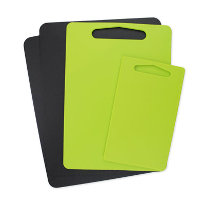 Linden Sweden 4 Piece Cutting Board Set Linden Sweden Color Apple Green  Black