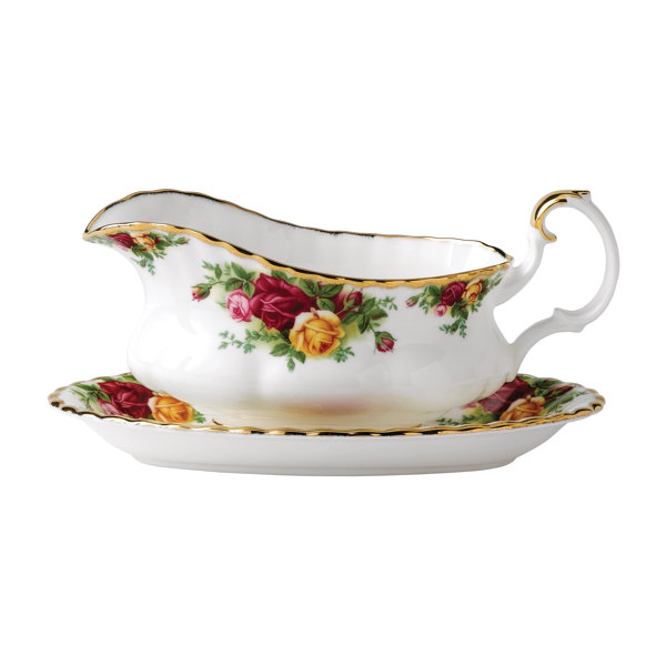 Old Country Roses 19. oz. Gravy Boat by Royal Albert