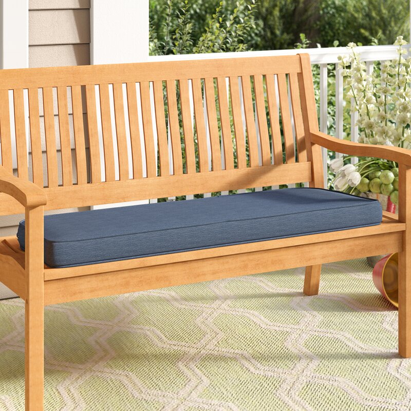Freeport Park Searcy FadeSafe Indoor/Outdoor Bench Cushion & Reviews ...