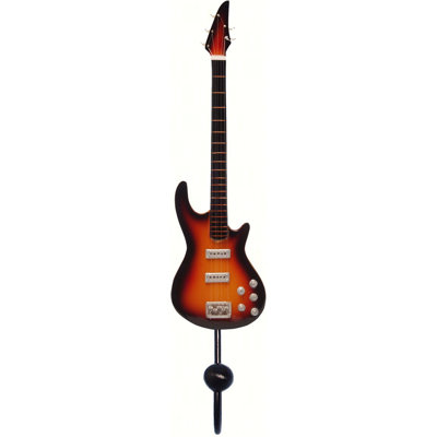 Guitar 5 Bass Wall Hook Songbird Essentials Color Orange