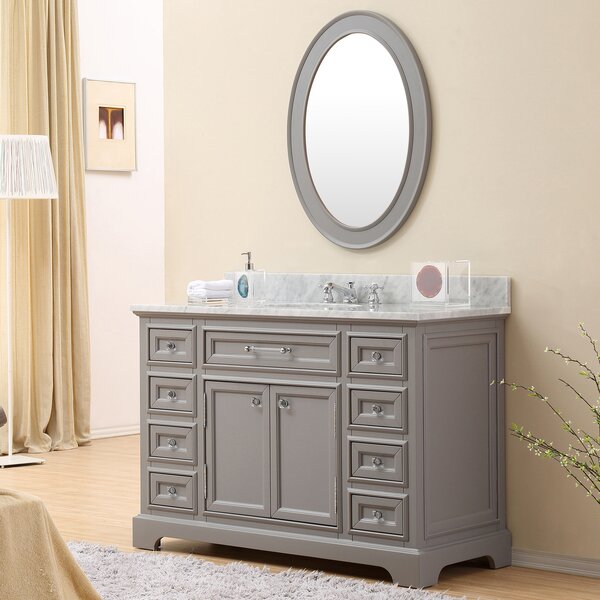 Bergin 48 Single Sink Bathroom Vanity Set by Three Posts