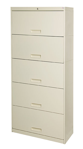 Stak-N-Lok 100 Series 5 Door 24 W Letter Size and Locking High Cabinet by Datum Storage