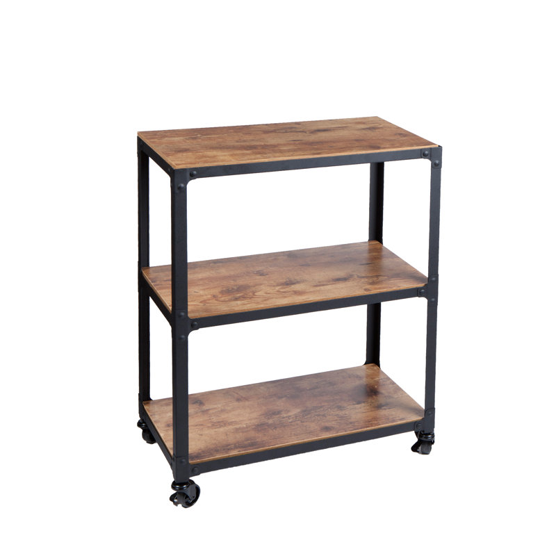 Mind Reader Charm 3 Tier Wood And Metal Utility Cart Reviews