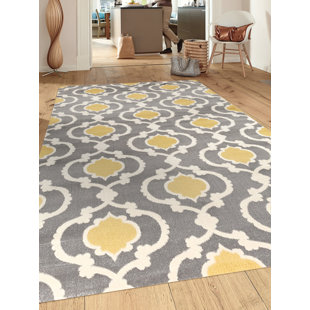 Gold Yellow Rugs You Ll Love Wayfair Melrose Gray Yellow Area Rug