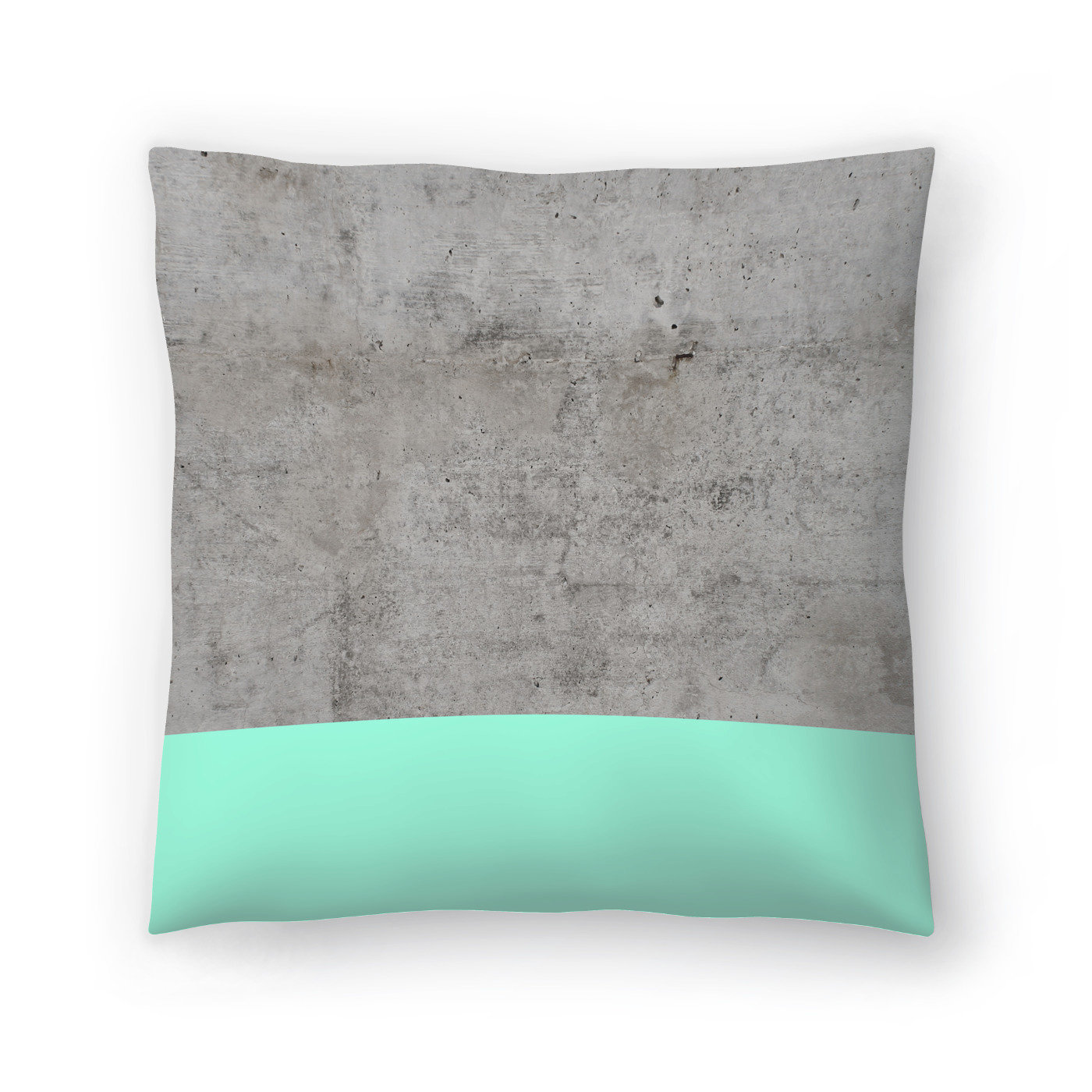 East Urban Home Sea On Concrete Throw Pillow Wayfair